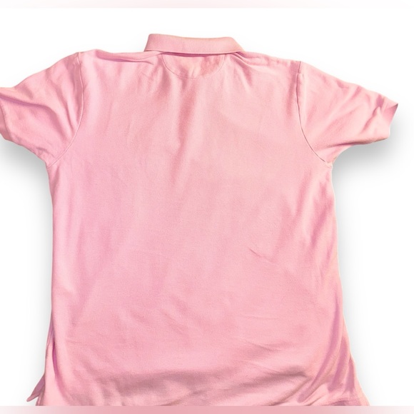 Chaps Light Pink Polo Short Sleeve Button Up Mens Shirt Large - Picture 13 of 15